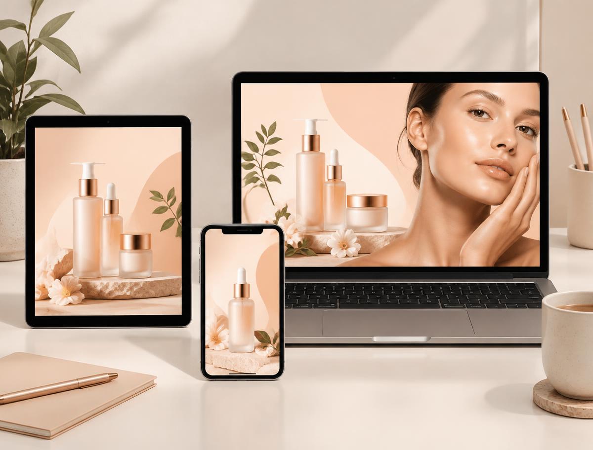 Lumen Skin — sample marketing campaign creatives concept