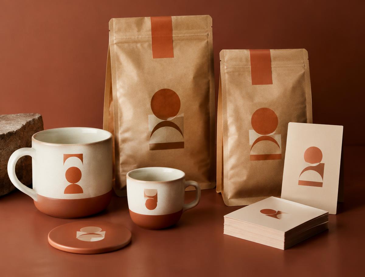 Ember Roasters — sample logo & branding projects concept