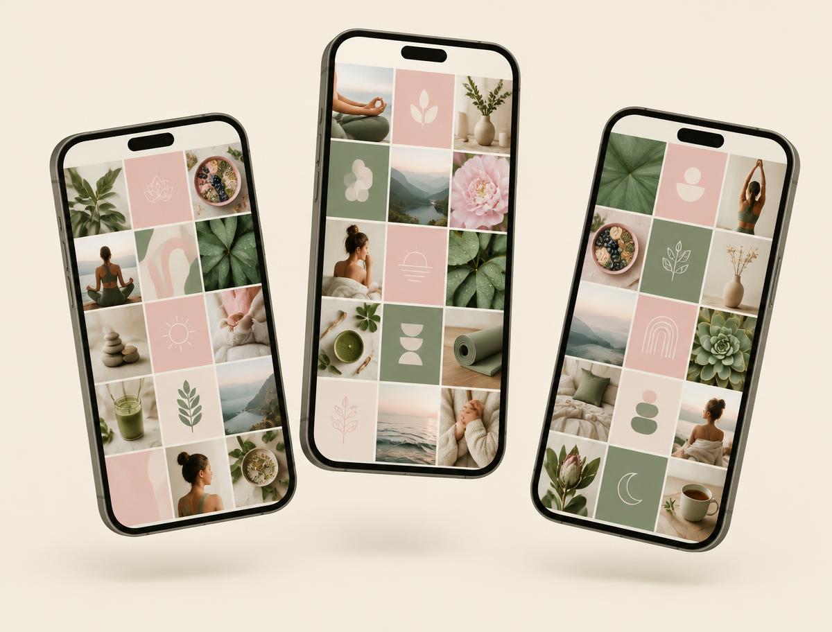 Still Studio — sample social media post designs concept